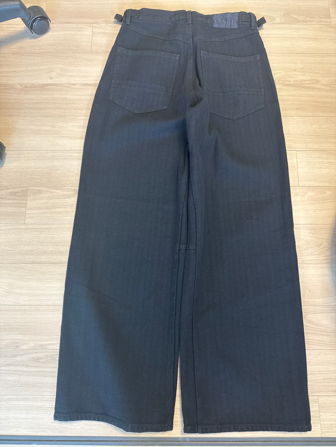 폴리테루 고시마 팬츠 스트라이프 블랙 1 상품이미지3