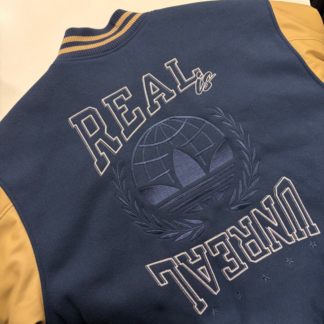 [XL] 아디다스 네이비/베이지 MC 스타디움 자켓 B951 상품이미지3