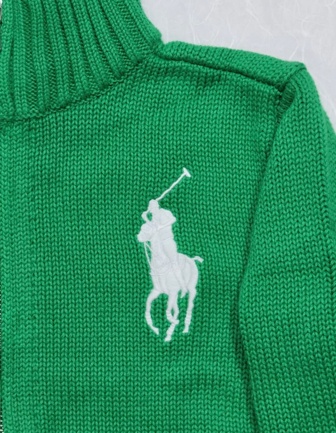  (새상품)Ralph Lauren Polo 빅포니 집업 가디건 스웨터 판 상품이미지4
