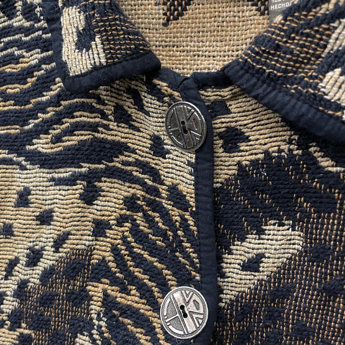 90s Jane Ashley 태피스트리 레오파드 애니멀 패턴 자켓 상품이미지6