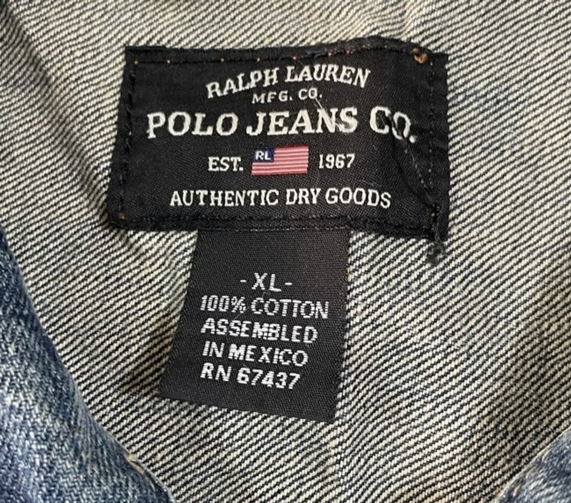 폴로 POLO 데님 트러커 자켓 105/XL 상품이미지4