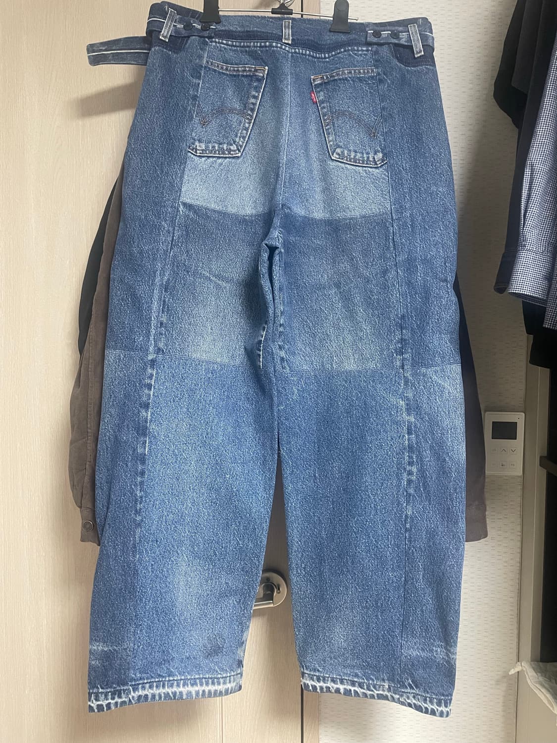 (허리단면45cm)누마레 리바이스 리워크 데님 팬츠 상품이미지4