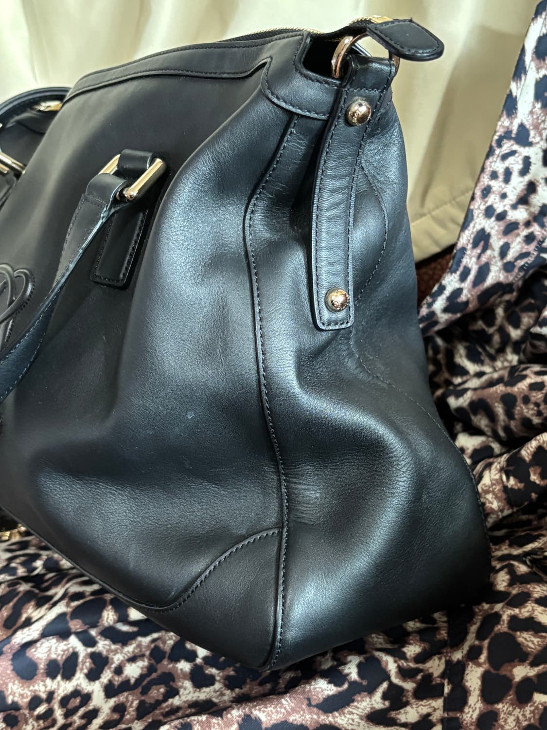 vintage louis quatorze leather bag 상품이미지6