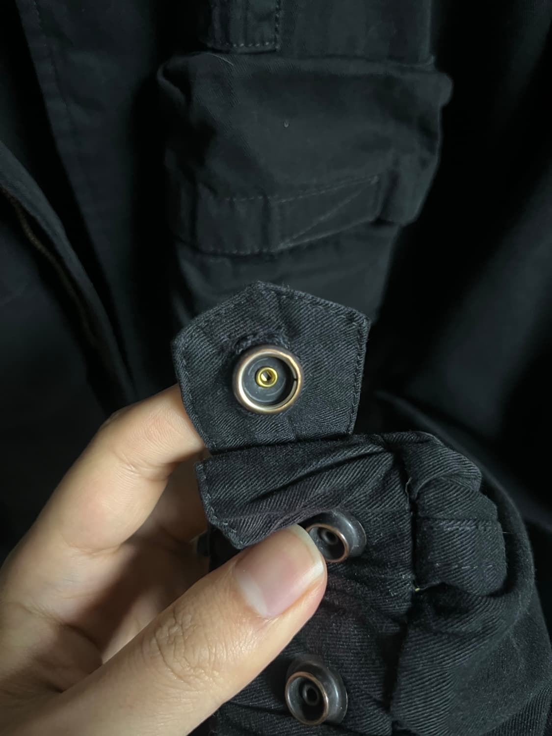 폴리테루 노매뉴얼 필드파카 블랙 4사이즈 상품이미지6