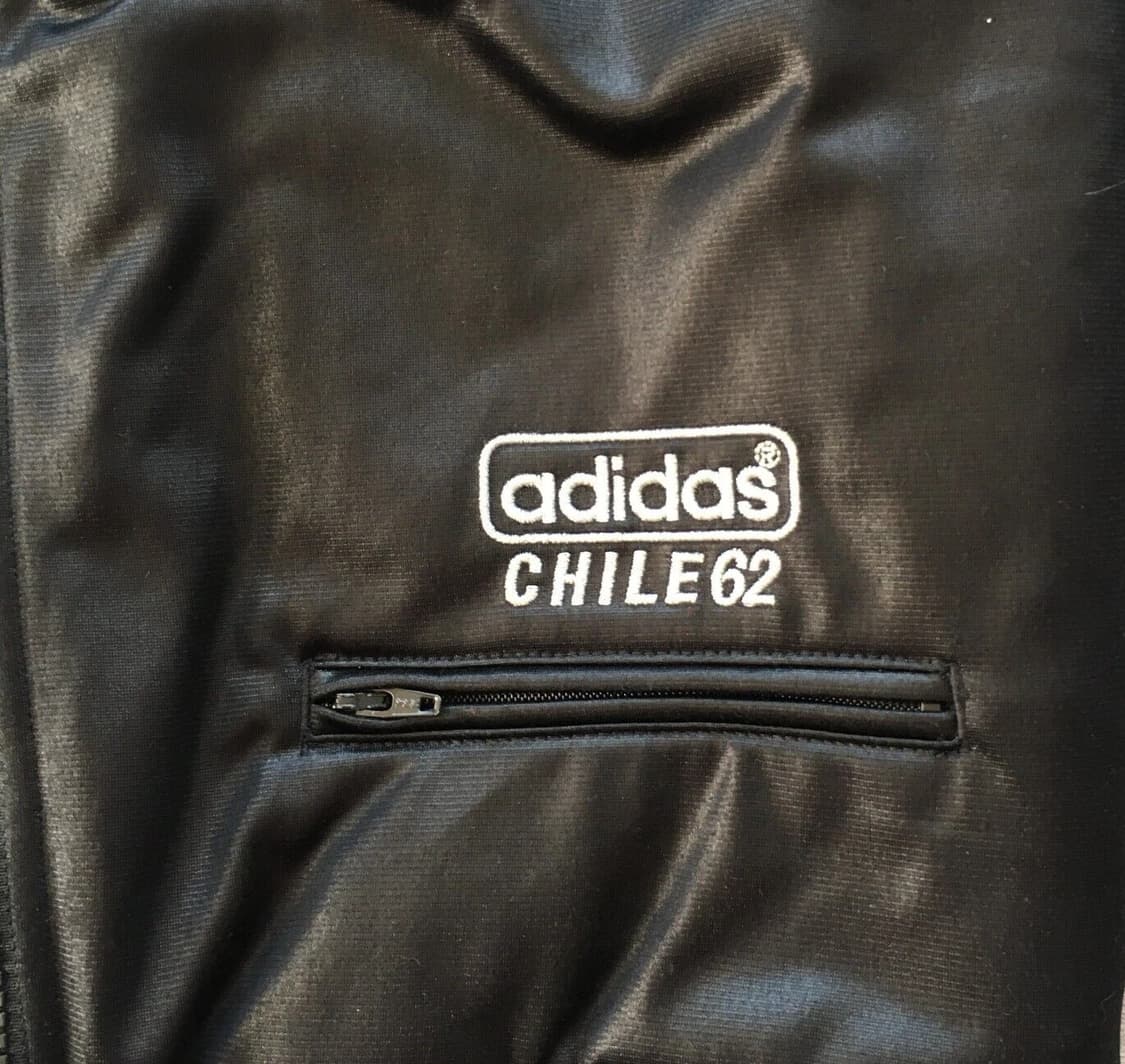 레어 아디다스 칠레 62 쉐르파 후드 트랙 자켓 블랙 XS 상품이미지3
