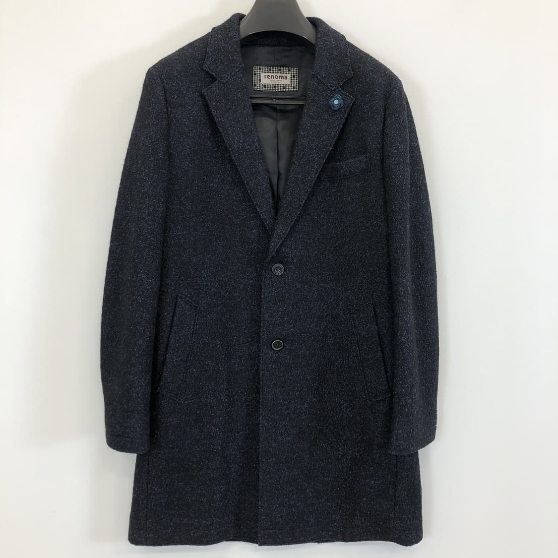 레노마 울 싱글코트 100 사이즈 네이비 상품이미지1