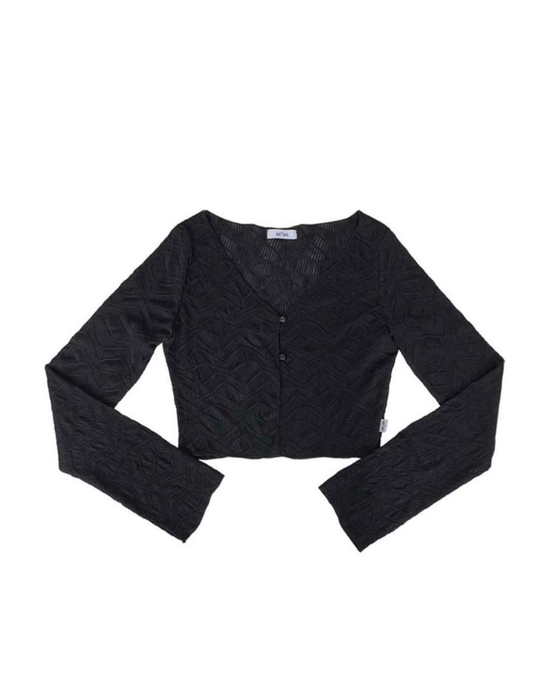 애즈온 MIKA CARDIGAN BLACK 상품이미지1