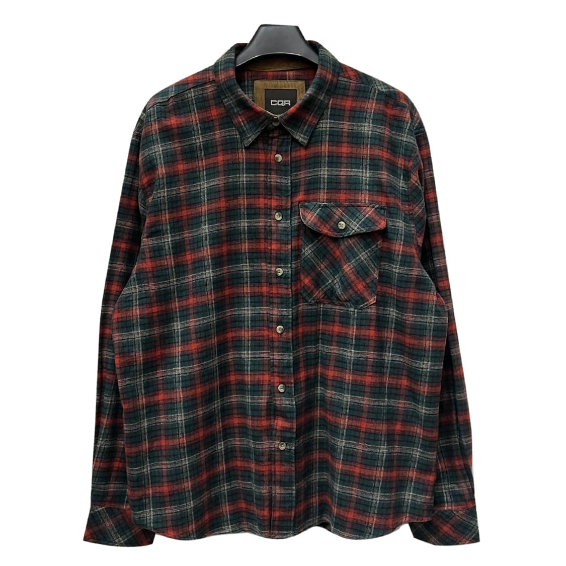 CQR 체크 플란넬 셔츠 남방 4XL 상품이미지1