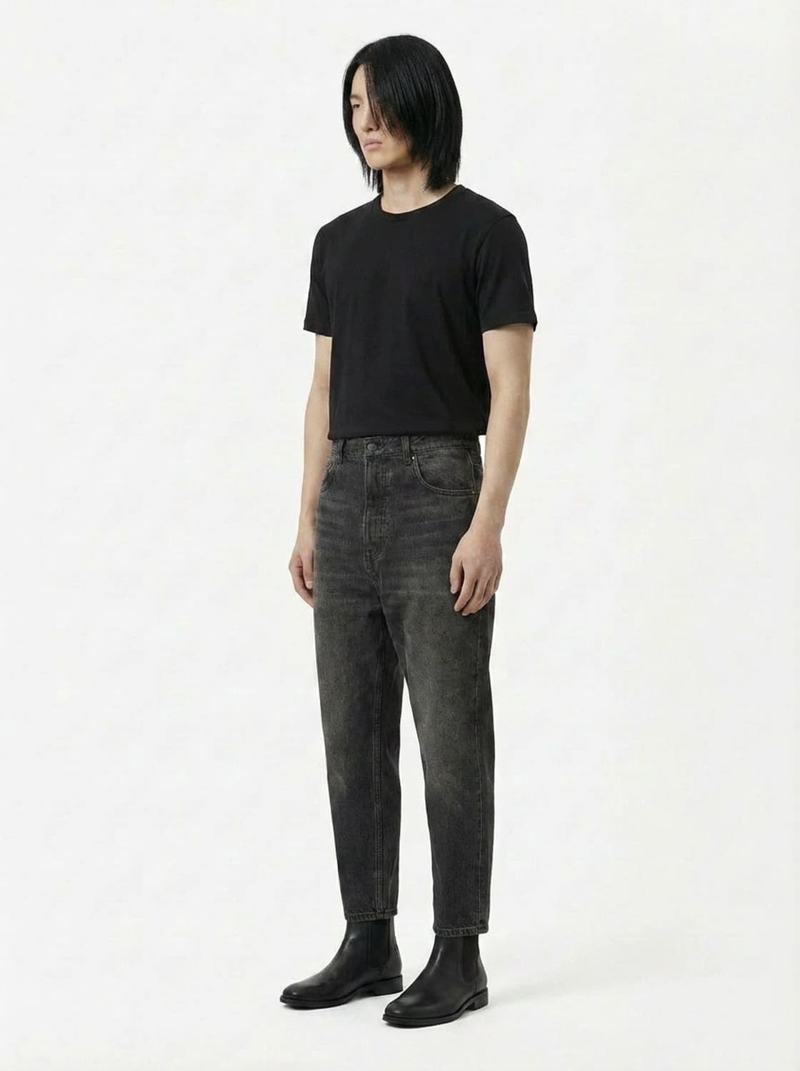 Rick owens 다크 쉐도우 블랙 데님 팬츠 26 상품이미지1