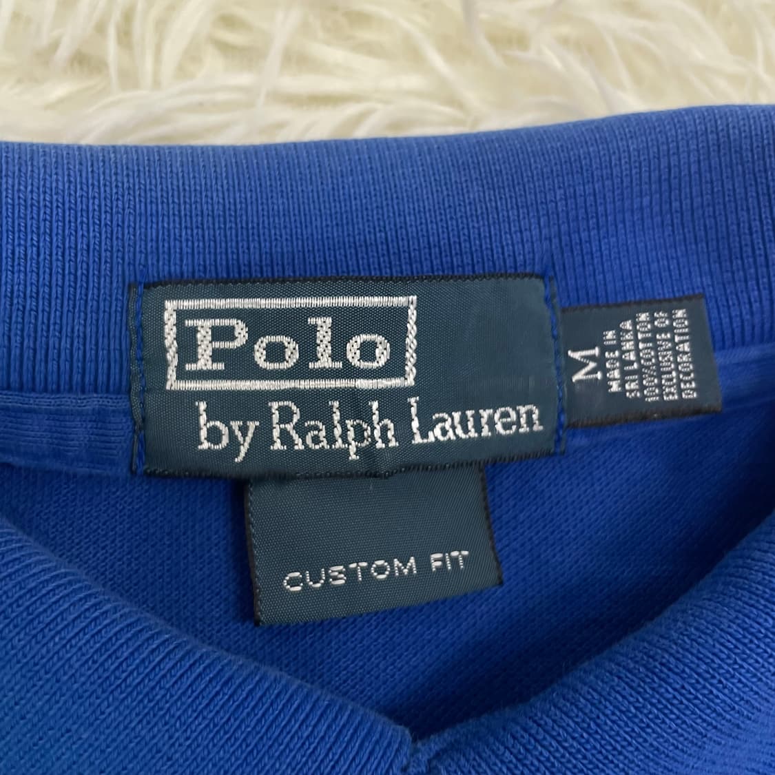 폴로 랄프로렌 빅 포니 롱슬리브 카라티 블루 상품이미지3