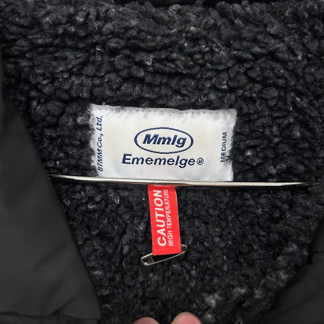 엠엠엘지 벨크로와펜 이너후리스 후드 롱패딩 상품이미지3