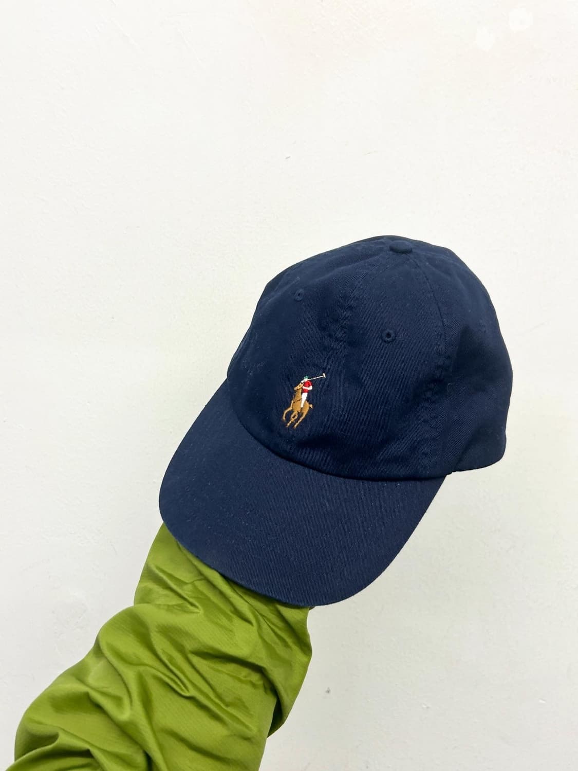 폴로 네이비 코튼 볼캡  상품이미지2