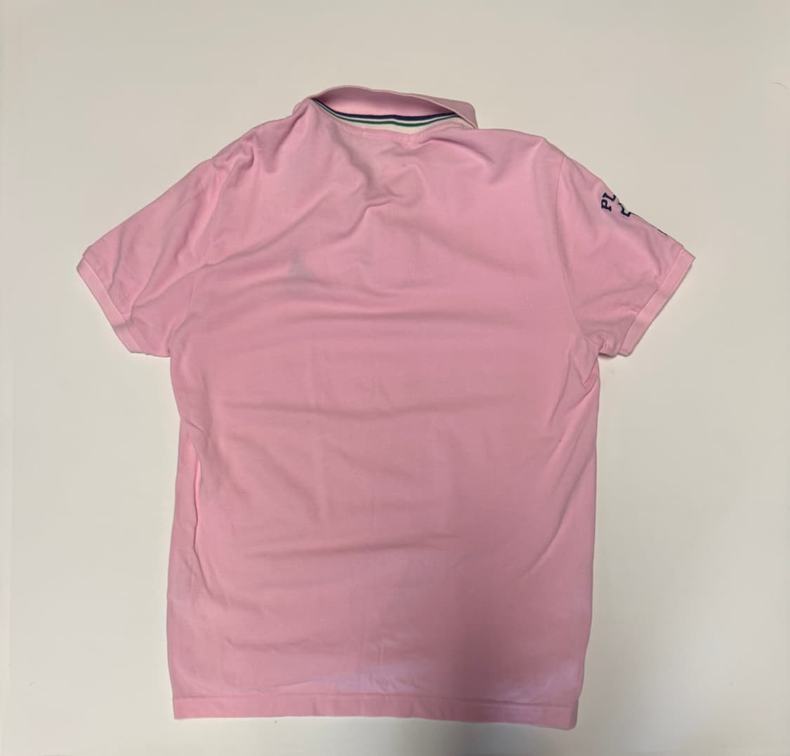 공용!! 빈폴 Beanpole 핑크 반팔 카라 폴로 티셔츠 L 상품이미지2