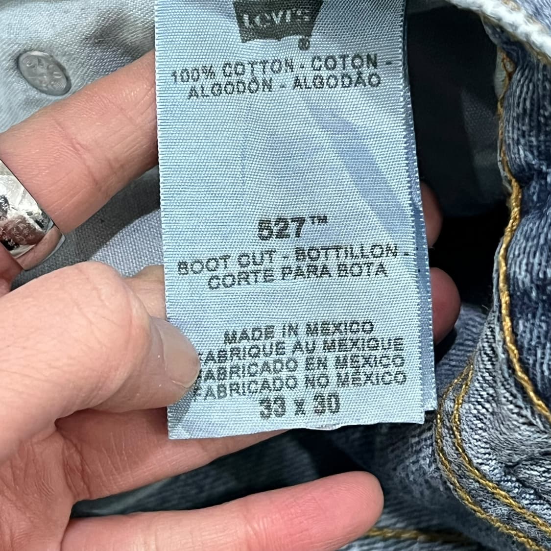 리바이스 527 부츠컷 데님팬츠 s08506 상품이미지8