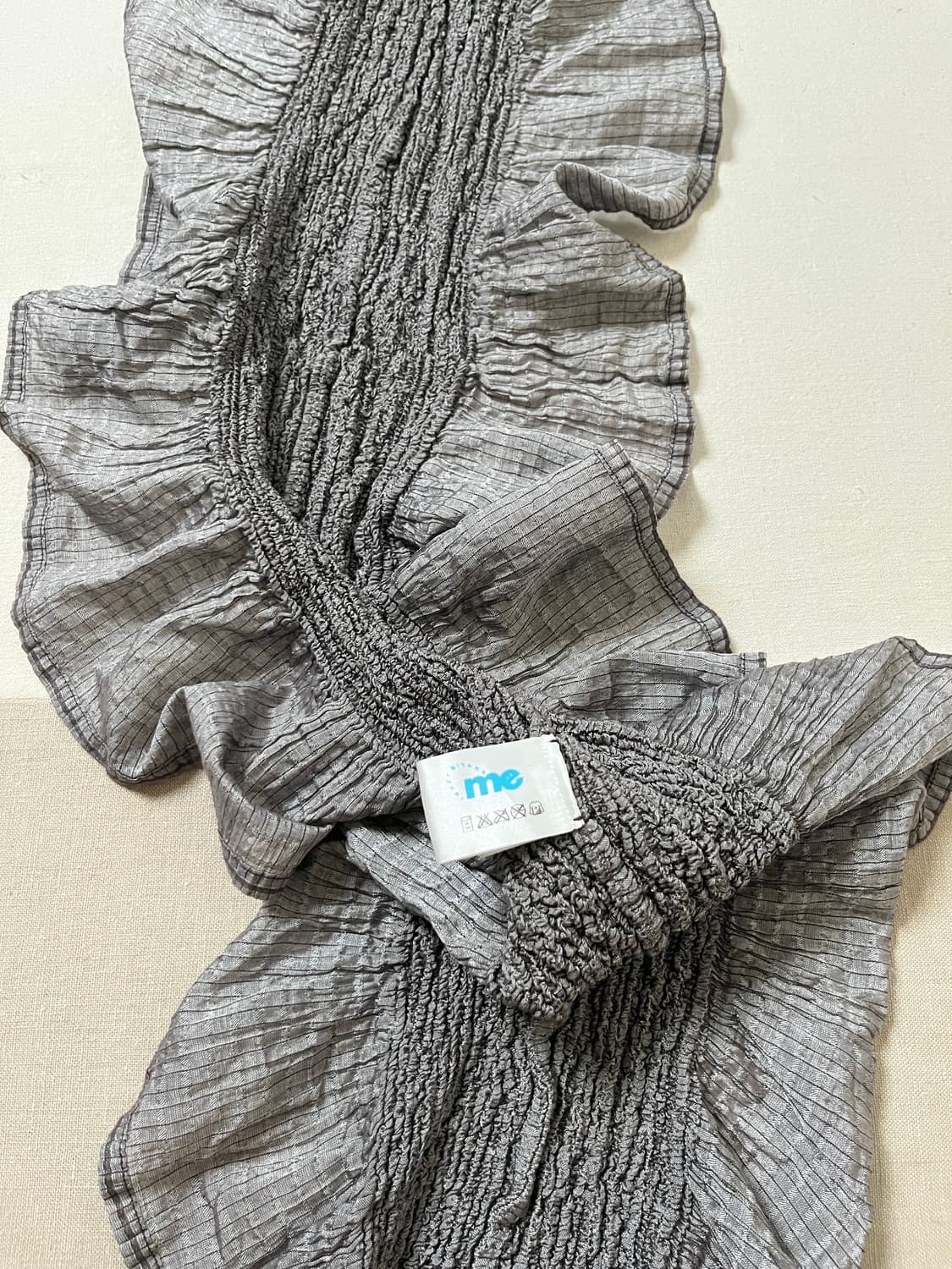 이세이미야케 me 링클 러플 스카프 issey miyake scarf 상품이미지5