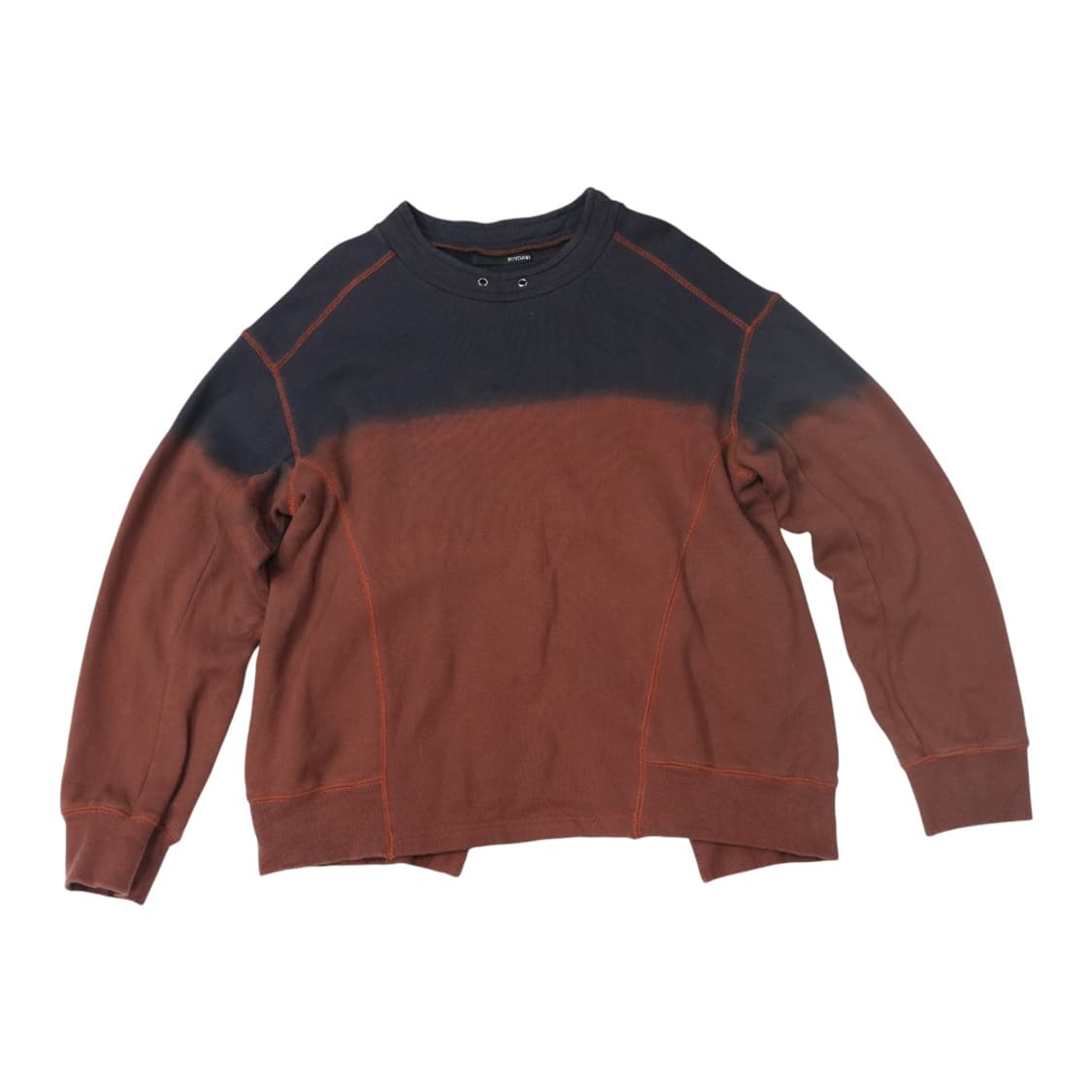 POINTLIGNE(포인트린) 빈티지 다잉 언밸런스 절개 맨투맨 (38) 상품이미지1