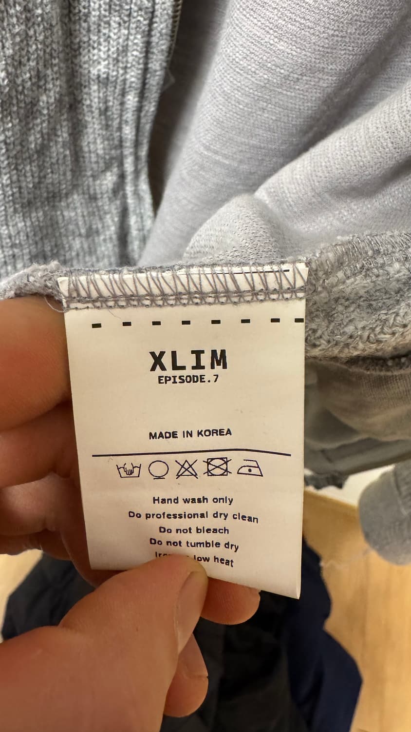 엑슬림 EP.7 HOODIE ZIP UP . Size L 상품이미지7