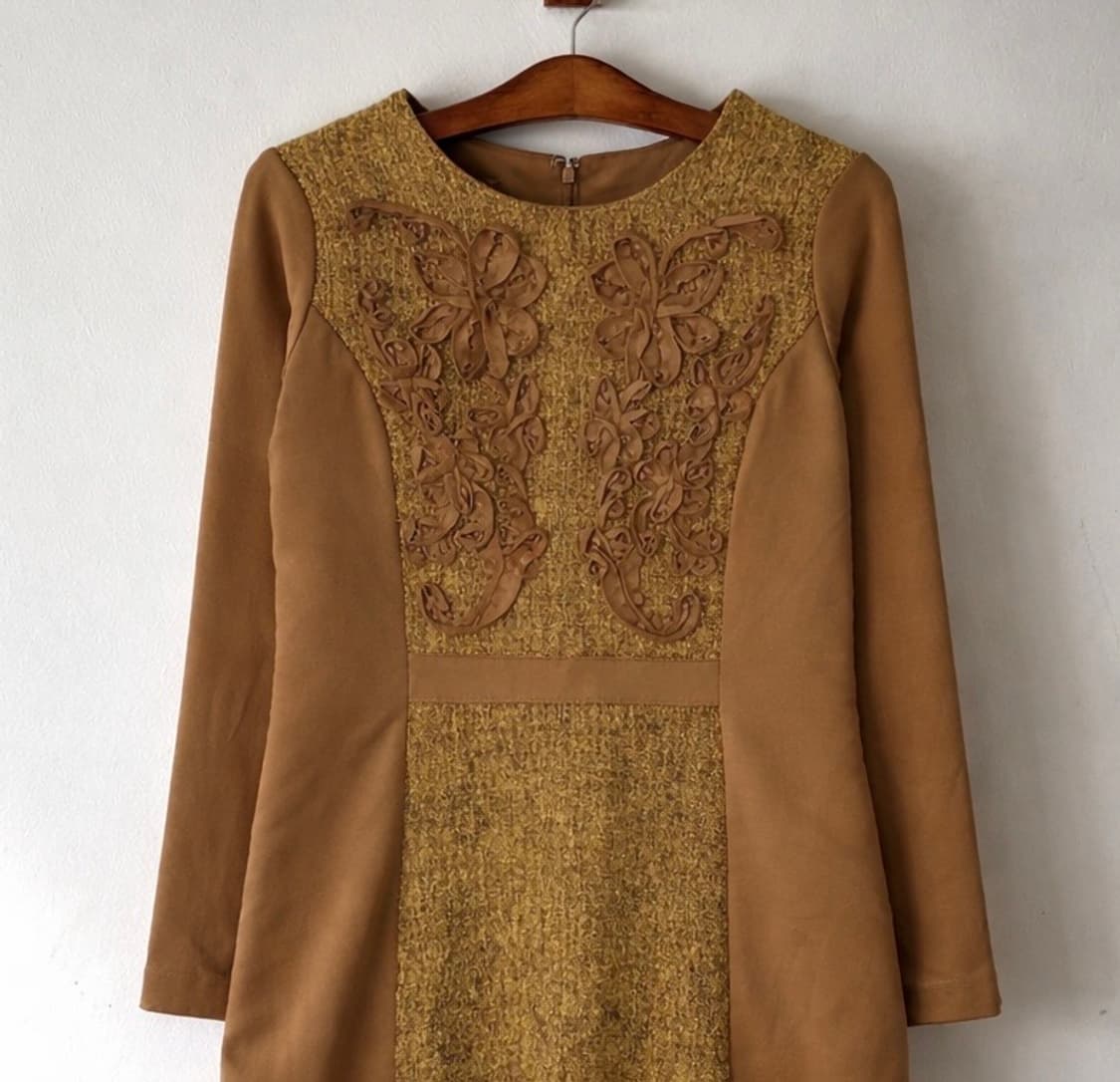 Brown morigirl vintage dress 상품이미지2