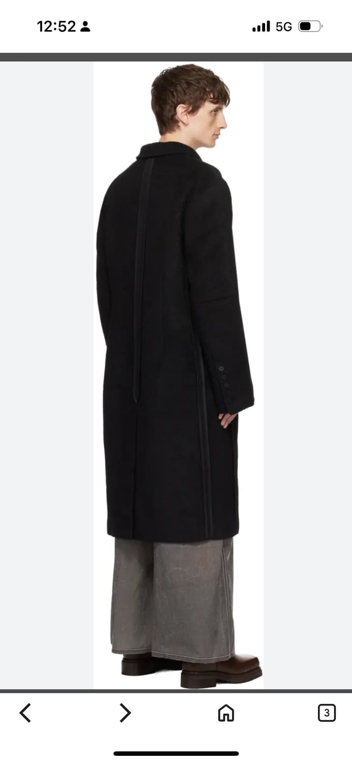 ECKHAUS LATTA black form coat (m size) 상품이미지3
