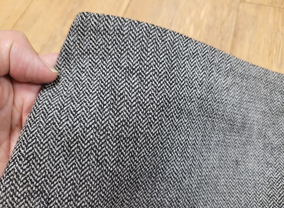 자라(ZARA) 헤링본 울스커트 66 새상품 상품이미지4