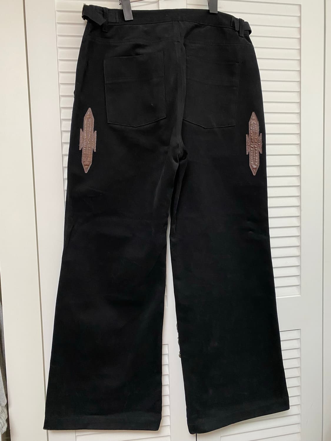 카락터 웨스턴 부츠컷 워크팬츠 01사이즈 상품이미지7