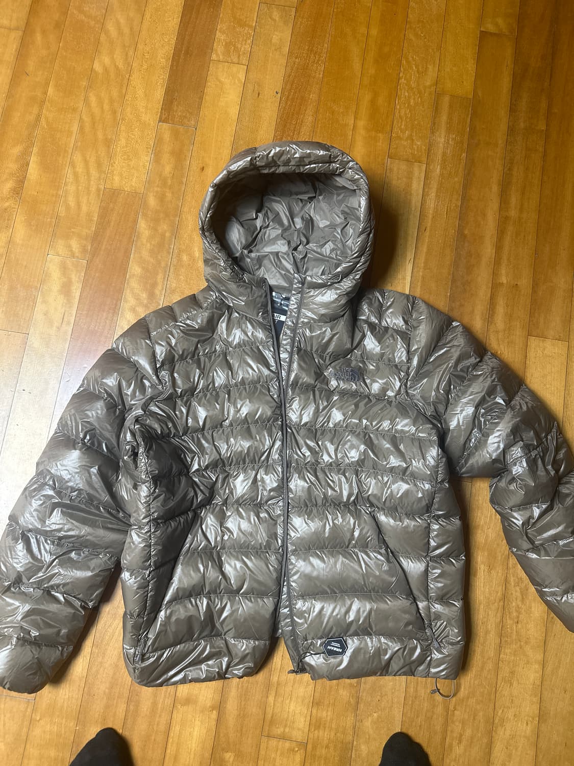 노스페이스 마티에르 EX RDS 다운 후디 베이지 그레이 110 상품이미지1