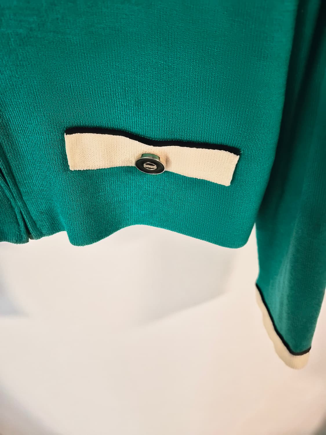 [정품] 센존(St. John) 컬렉션 지퍼 니트 자켓 (사이즈 4) 상품이미지5