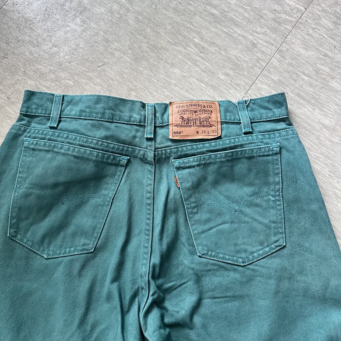 90s 리바이스 550 오렌지탭 숏팬츠 (W36) MADE IN USA 상품이미지7