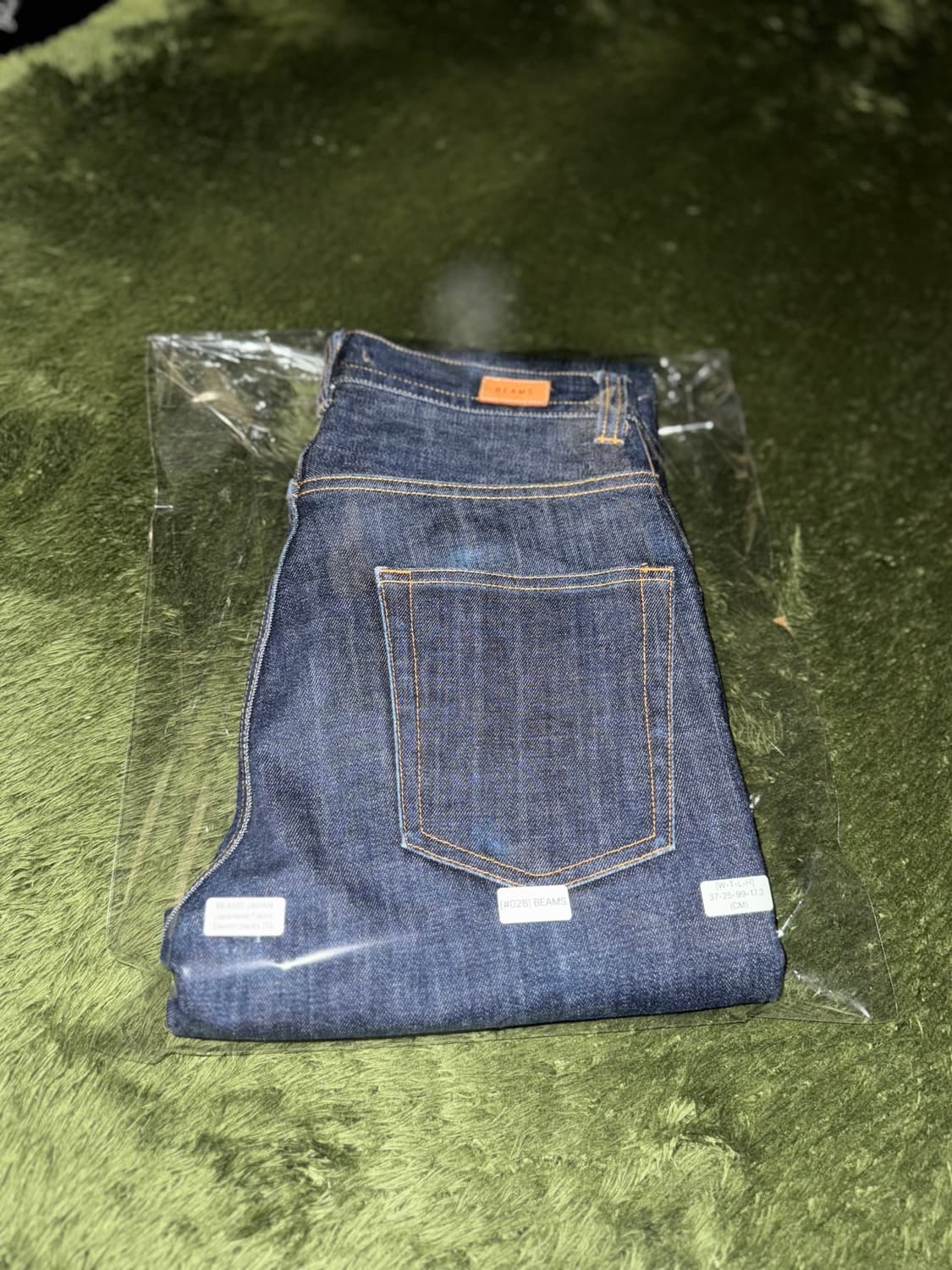 [S] Beams 빔즈 재패니즈 패브릭 데님 팬츠 인디고 상품이미지10