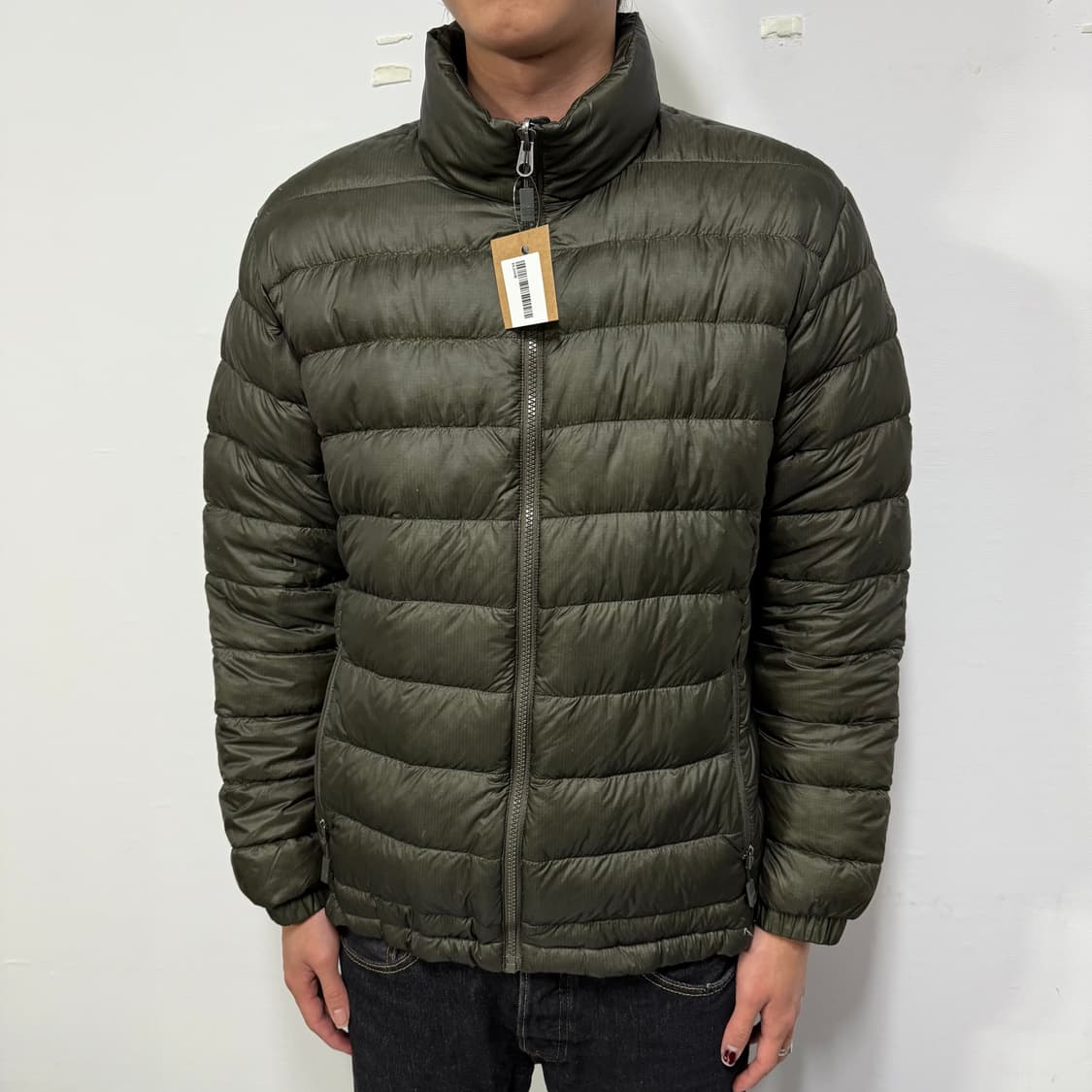 코오롱 경량패딩 카키  상품이미지3