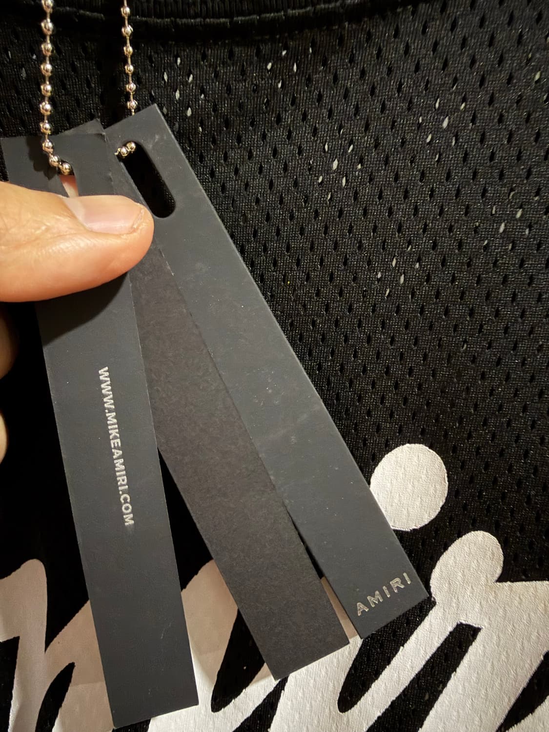 아미리 매쉬 반팔티 ㅡ 엑스트라라지 상품이미지4