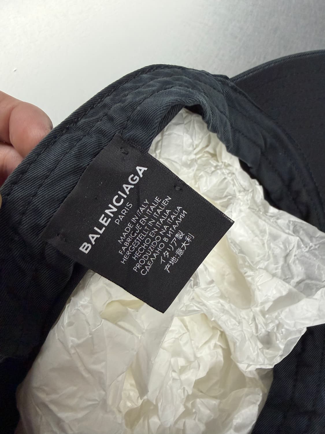 Balenciaga 발렌시아가 옴므 Homme 로고 모자 상품이미지3