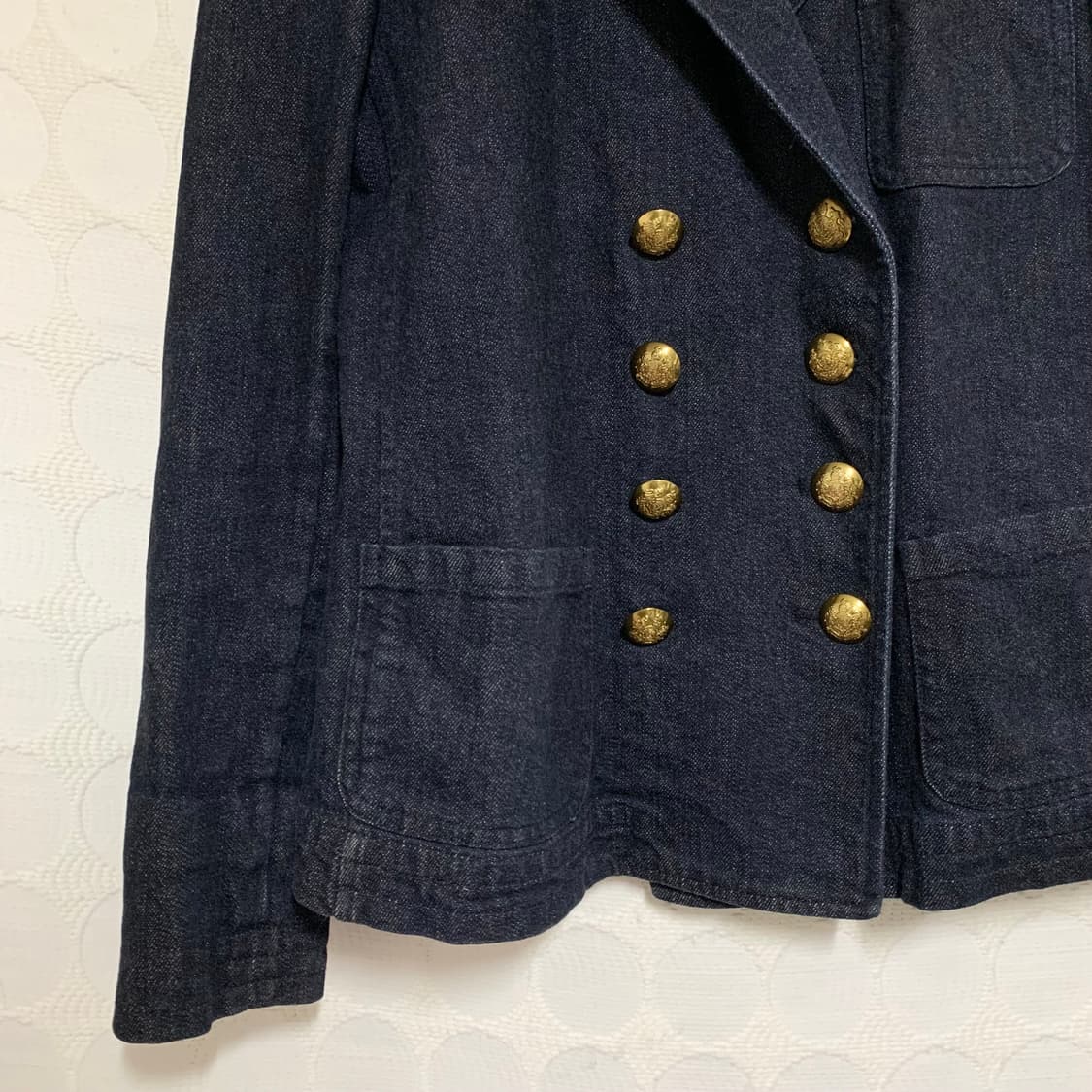 Ralph Lauren 더블 브레스티드 데님 재킷 상품이미지5