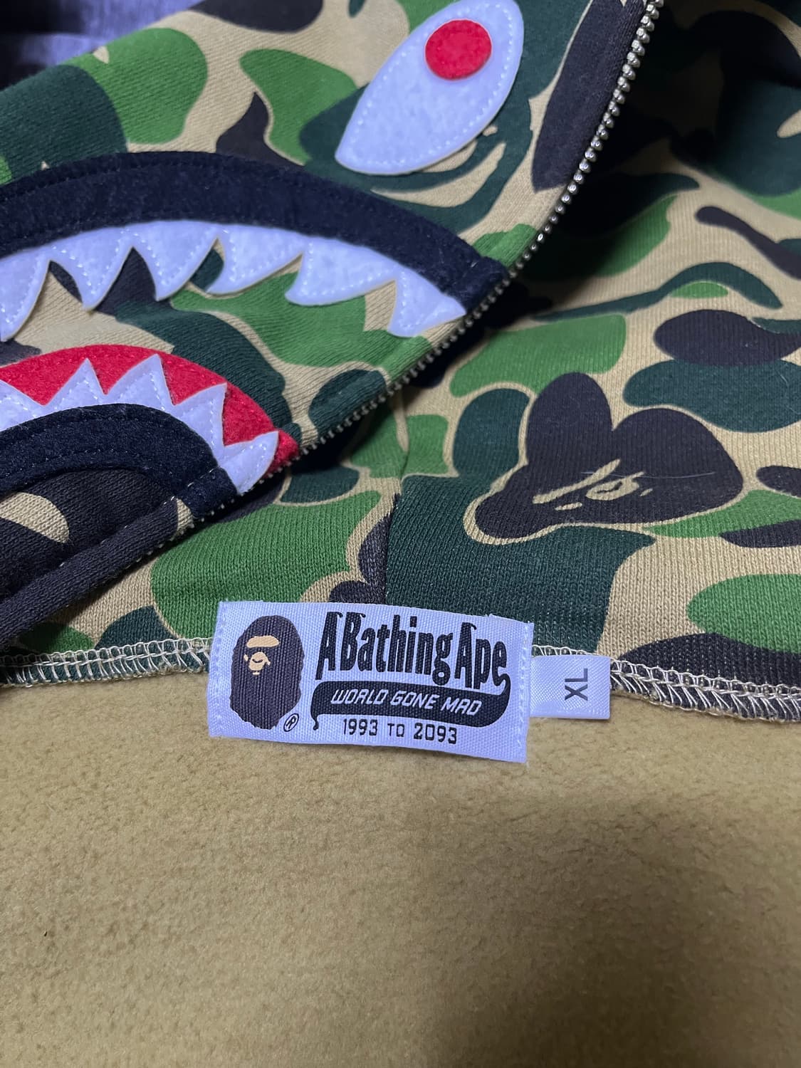 베이프 abc 후드집업 상품이미지5