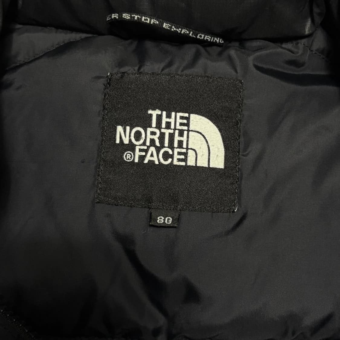 80 노스페이스 700 눕시 구스다운 블랙 패딩 상품이미지4
