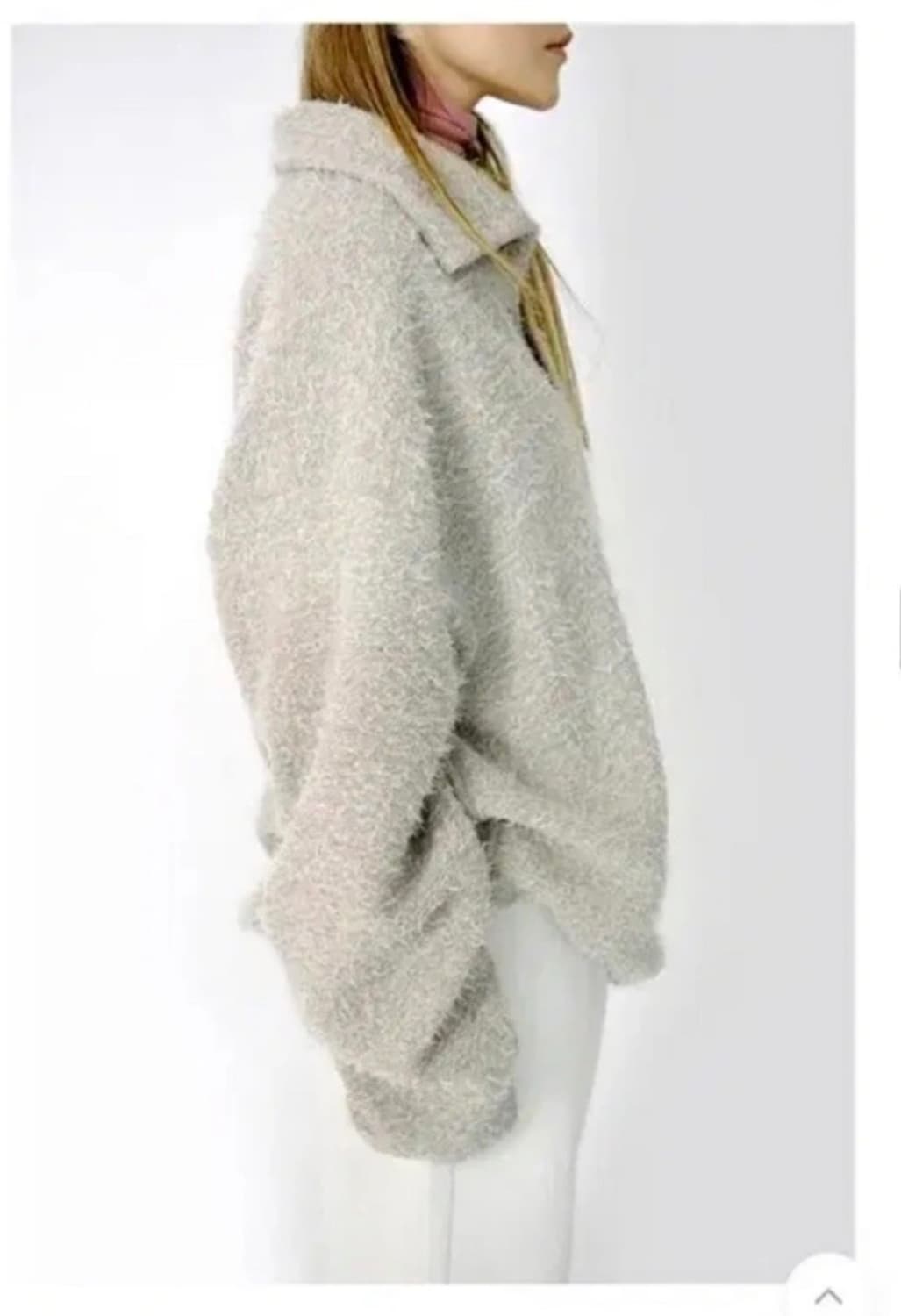 프라이빗룩북 그레이 니트 아우터 상품이미지2