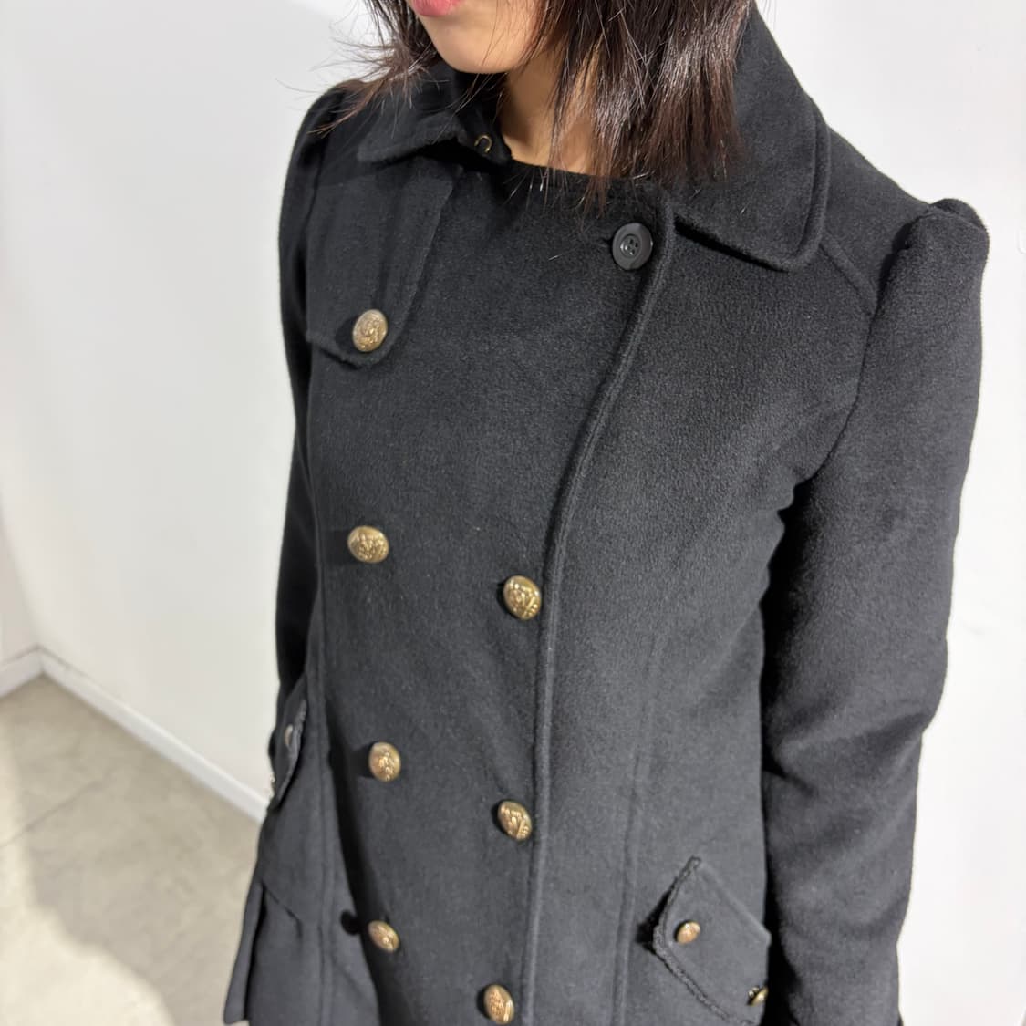 엑시즈팜 레이스 더블코트 상품이미지1