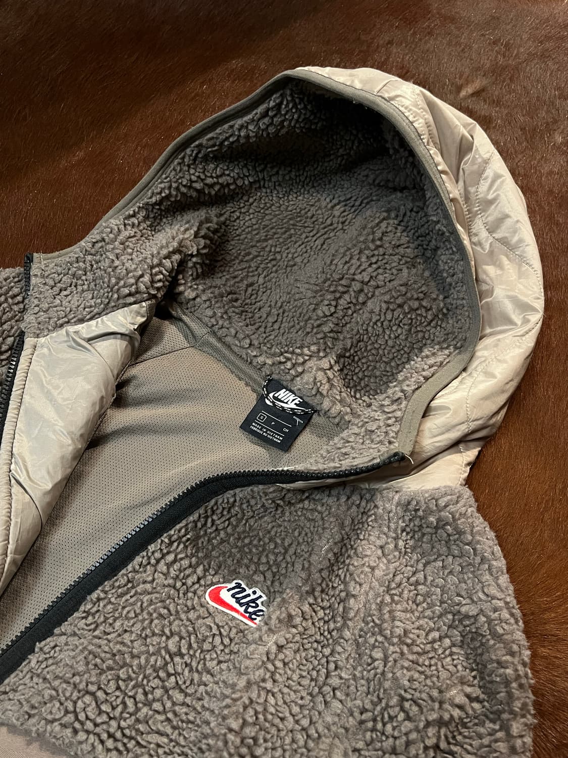 나이키 헤리티지 쉐르파 플리스 집업 상품이미지5