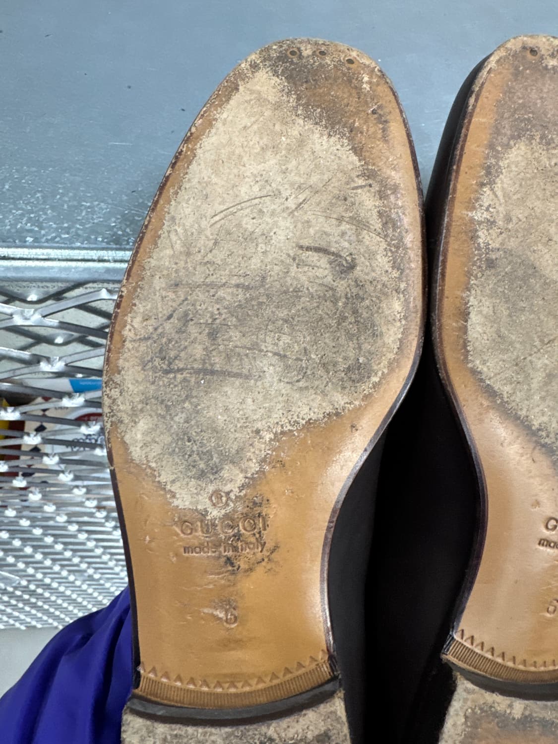 구찌 레더 옥스포드 브라운 6 상품이미지9