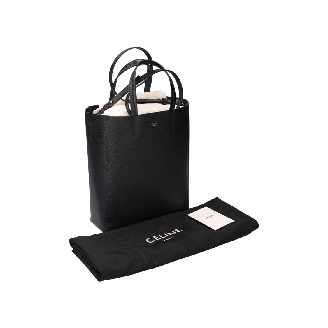 셀린느 189813XBA 스몰 카바스 백 그레인드 카프스킨 블랙 상품이미지2