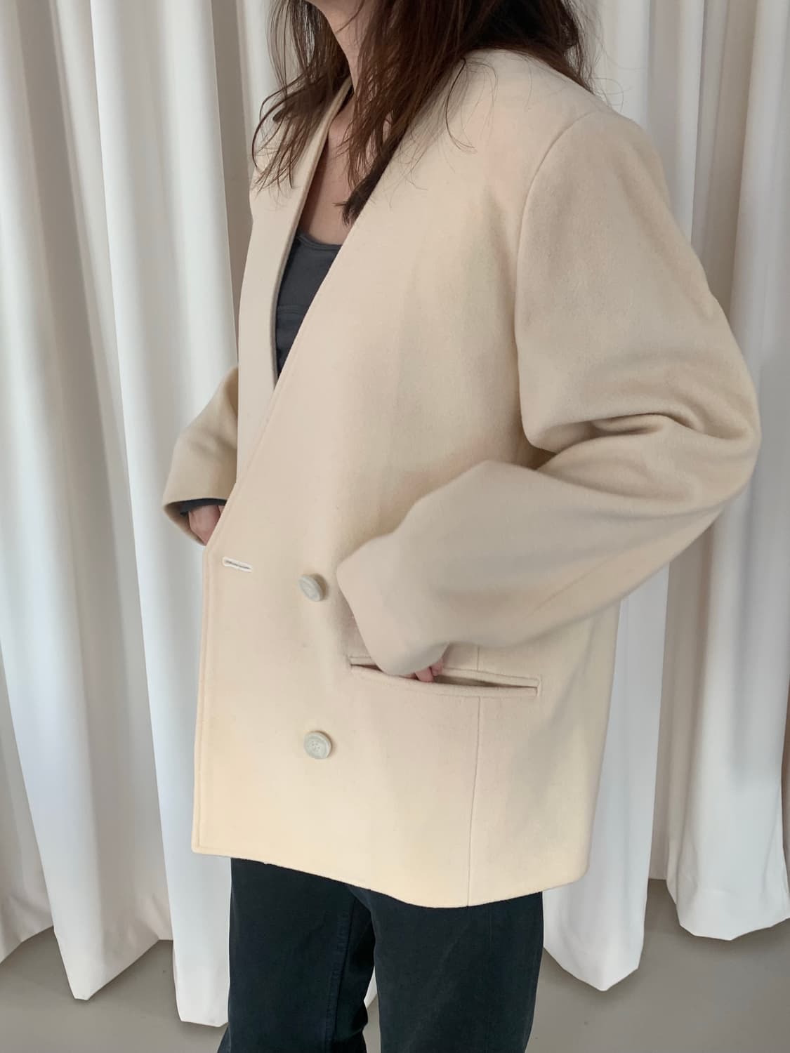 80's "Christian Dior Sports" wool double 상품이미지2