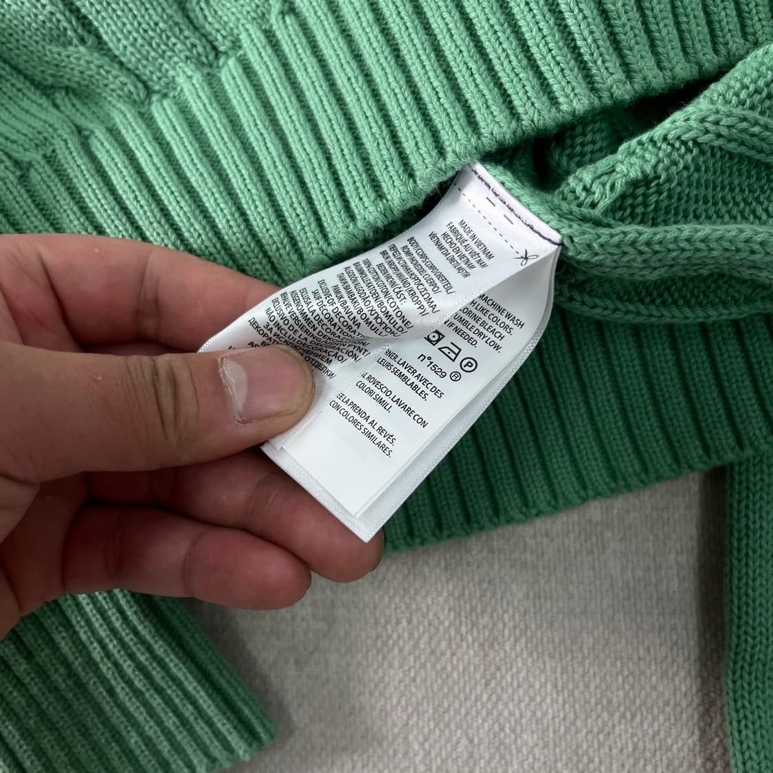 W100 폴로랄프로렌 꽈배기 니트 상품이미지5