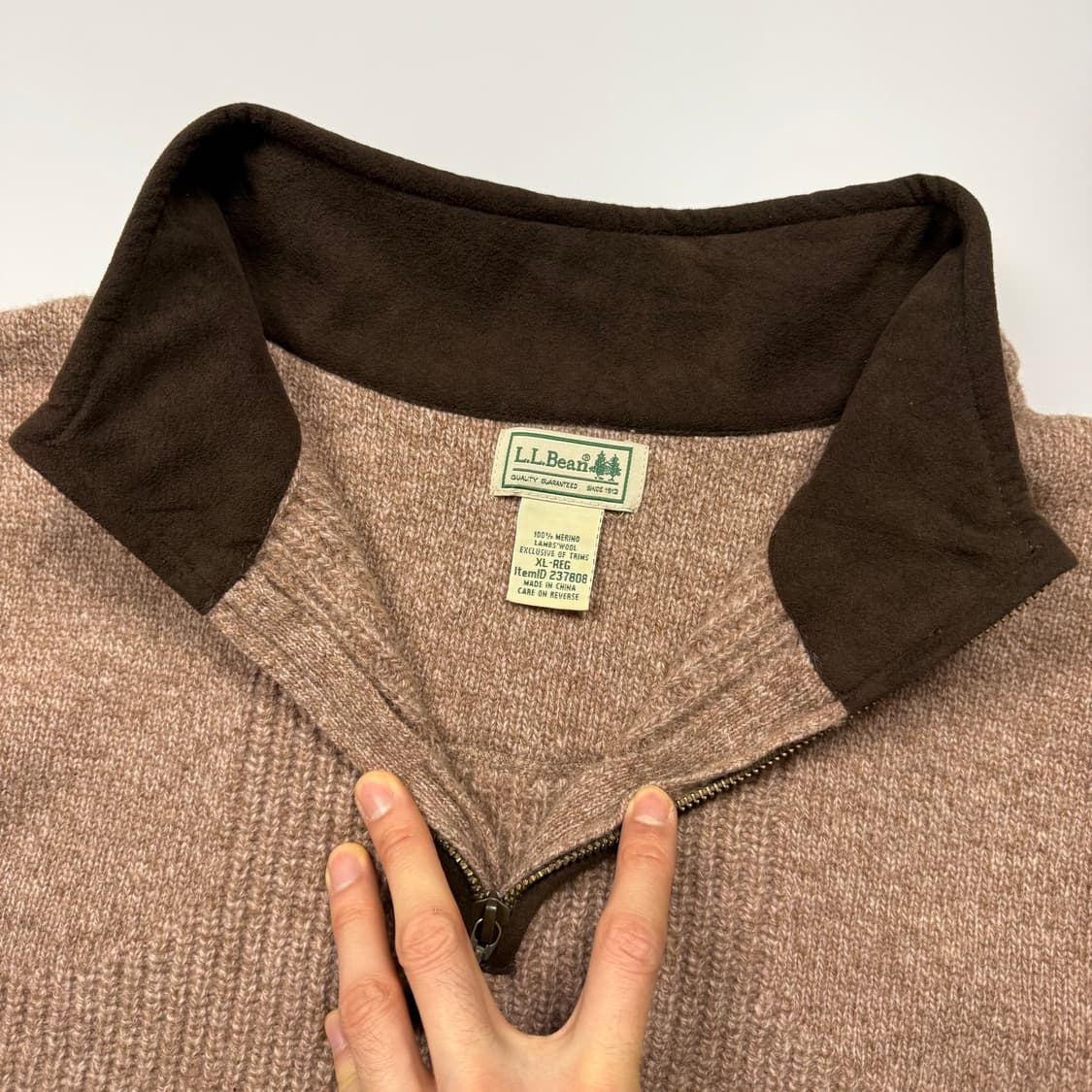 (107) 엘엘빈 메리노 램스울 니트 풀오버 상품이미지6