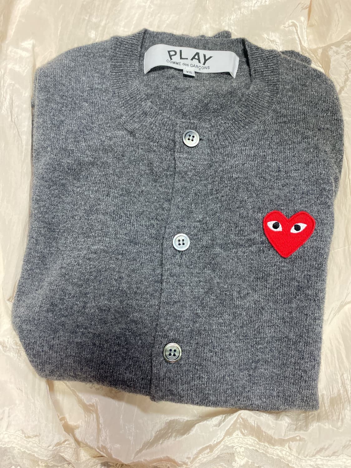 꼼데가르송 PLAY 가디건 XS 상품이미지1