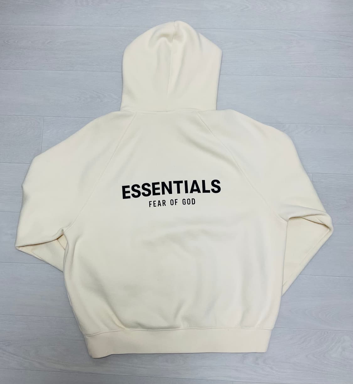 에센셜 피어오브갓 백로고 후드티 상품이미지1