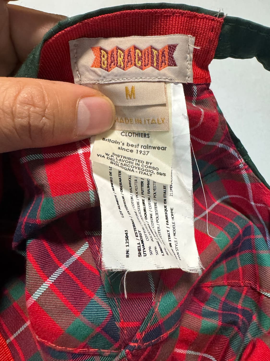 바라쿠타 볼캡 빈티지 모자 트러커캡 스냅백 made in italy 상품이미지3