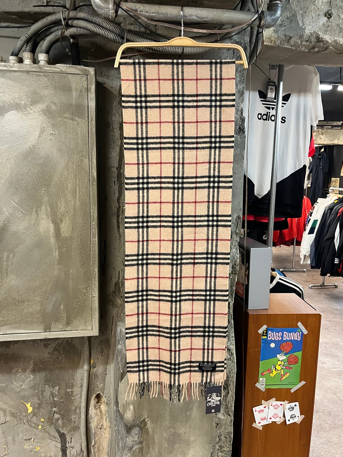 버버리 머플러 베이지 #csz1959 상품이미지3