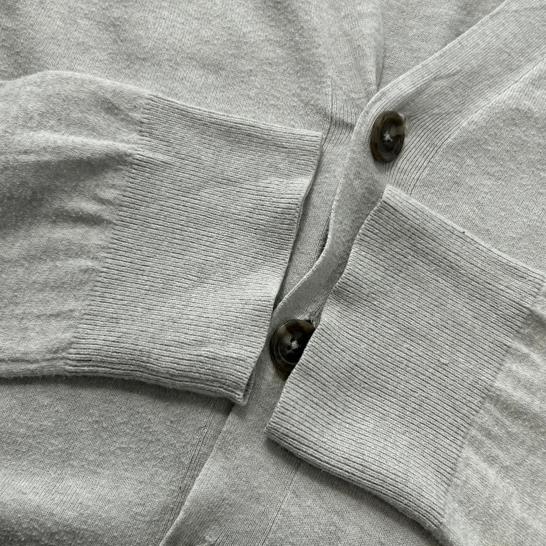 폴로 랄프로렌 멜란지 그레이 코튼 가디건  상품이미지4