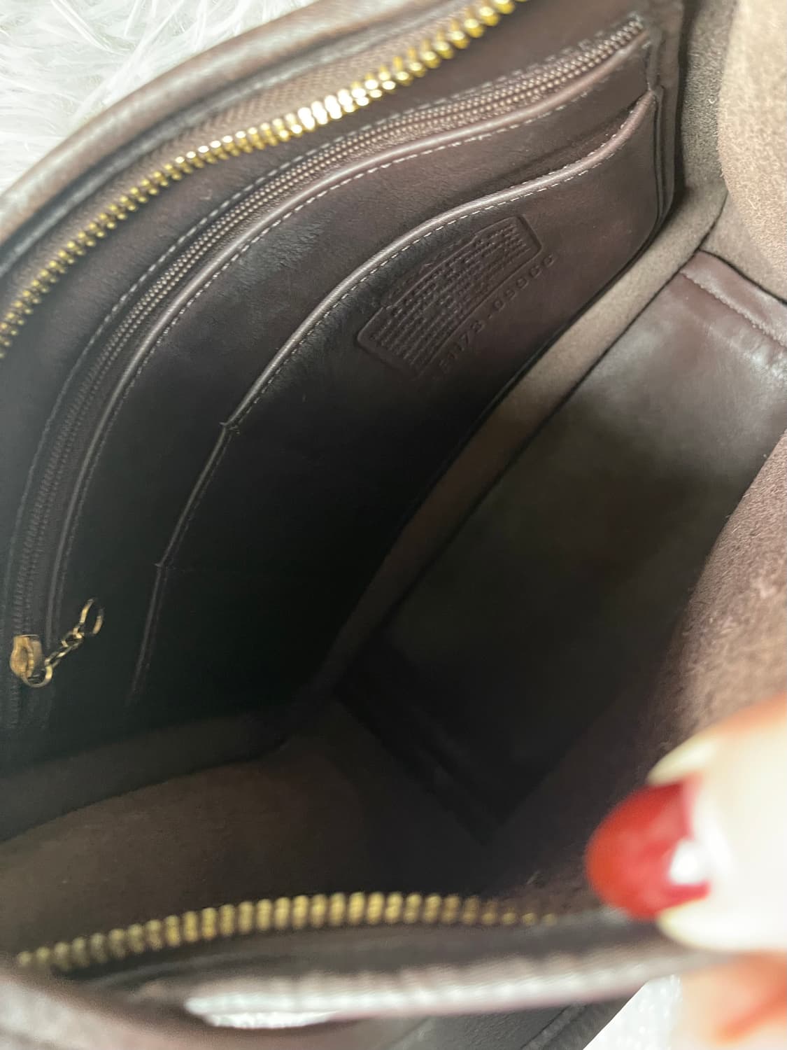 올드코치 빈티지 코치 브라운 레더 숄더백 상품이미지3