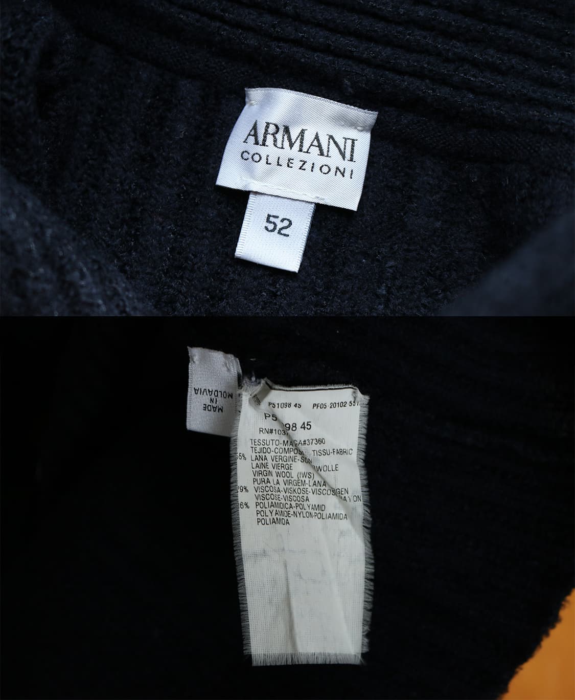 아르마니 사선 가디건 상품이미지7